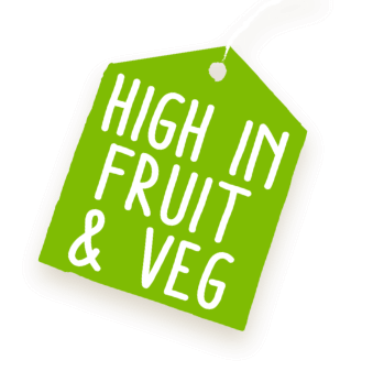 High in fruit & Veg